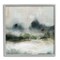 Stupell Industries Abstract Foggy Mountain Landscape Black Framed Giclee Art